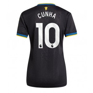 Fotbalové Dres Manchester United Matheus Cunha #10 Dámské Třetí Oblečení 2025-26 Krátký Rukáv
